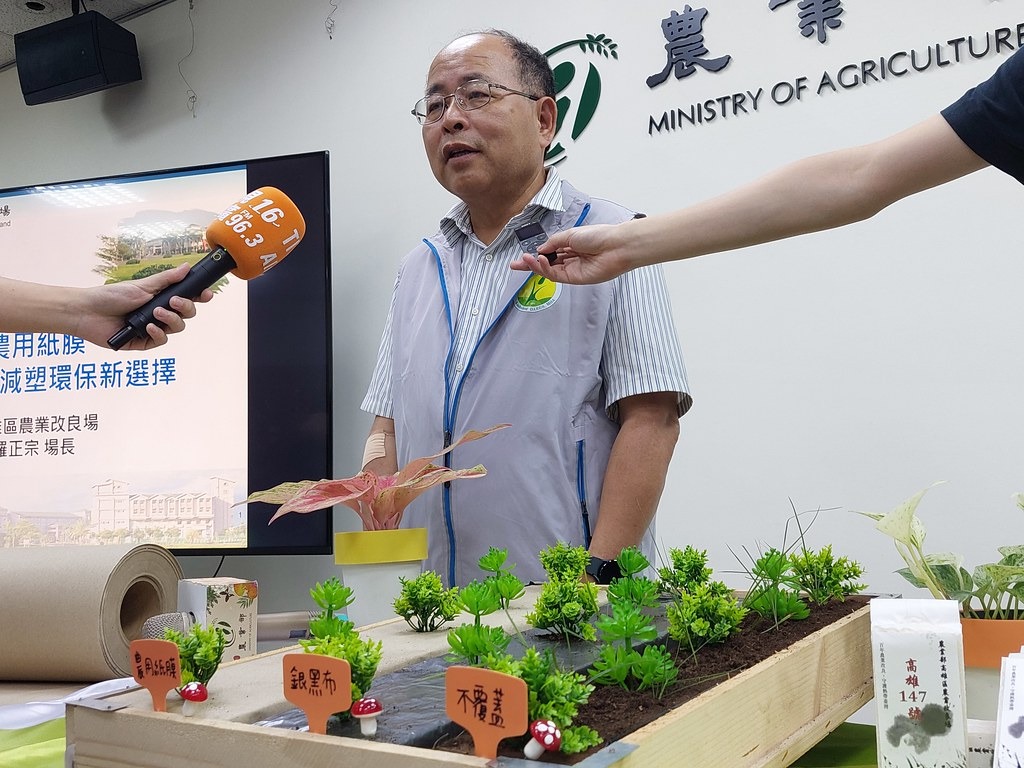 高雄農改場場長羅正宗。攝影:陳昭宏