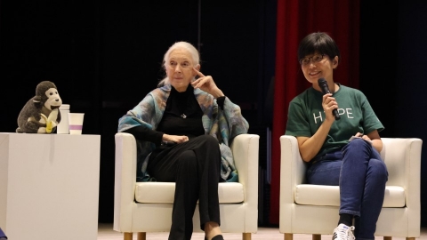  透過行動點燃希望 91歲珍古德來台演講，每人、每天都可以改變世界