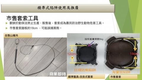 防黑熊再中「山豬吊」 林務局推精準獵具、電圍網 民間盼禁絕獸鋏