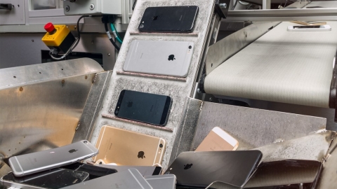 蘋果碳中和實驗：拆解舊iPhone、回收稀土的機器人