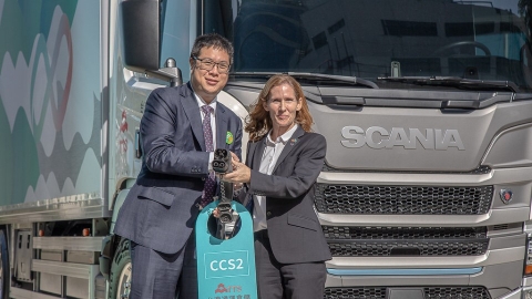 純電大貨車首度帶進台灣 瑞典商Scania台灣總經理柏明希如何看綠運輸未來？