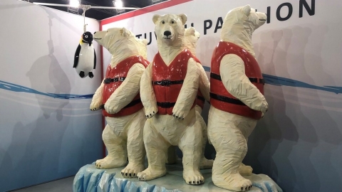 【COP26系列】北極熊難民吸全球媒體目光 台灣藝術家黃瑞芳再次讓世界看見吐瓦魯