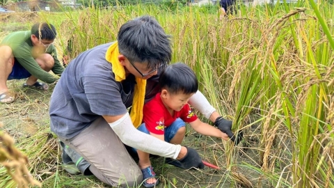 少年阿公 帶外國人進菜市場學做春捲皮