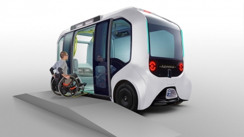 美感升級 Toyota車頂太陽能電動車「e-Palette」亮相